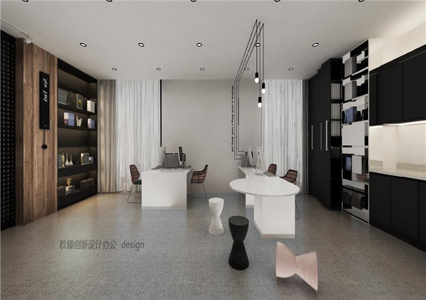 西吉镹臻创新办公室装修|简约时尚与线条的完美刻画。