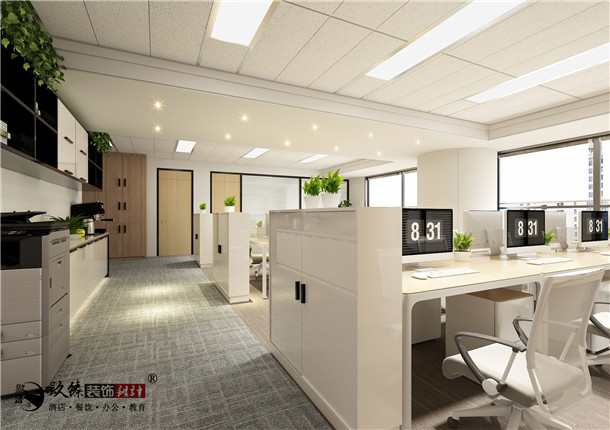 西吉蒲惠办公室设计|构建一个心阅自然的室内形态空间