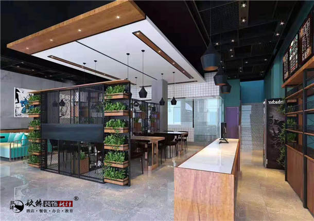 西吉雅食餐厅设计|提升了店内整洁感和高品质